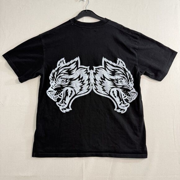 Darc Sport Wolves Club T Shirt Crewneck Men Size Large Black - Picture 1 of 15